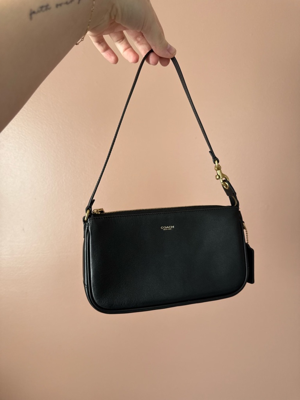 Coach Black Plaza Bag